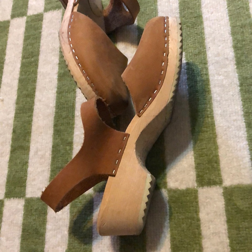 Brown Wooden Clogs Lotta From Stockholm 9 - Picture 6 of 13